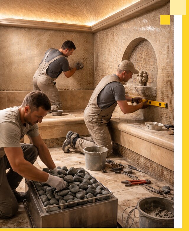 Проектирование и строительство хамама и сауны в Волхове