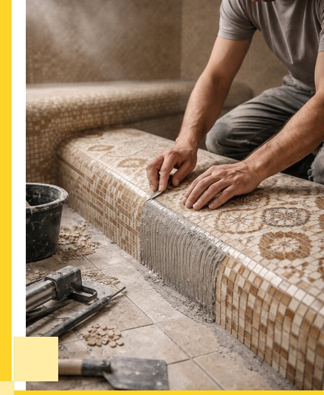 Плитка для хамама под ключ в Волхове от 3664 р. | ЭриданВлх